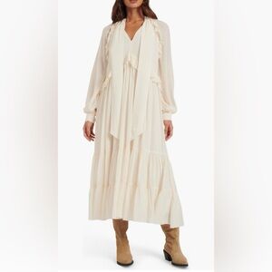 & Other Stories Cream Maxi Dress